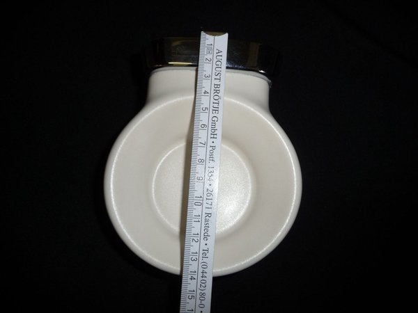 jasmin (creme matt) Keramik Seifenschale von Keuco Carvelle Seifenablage oder Zahnbecher-Halter