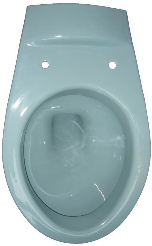 azur blau Wand-Tiefspül-WC Keramag KOBLENZ B-Ware azurblau
