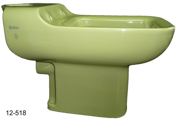 moosgrün Stand-WC-Unterteil Ideal Standard TONCA Abgang waagerecht B-Ware