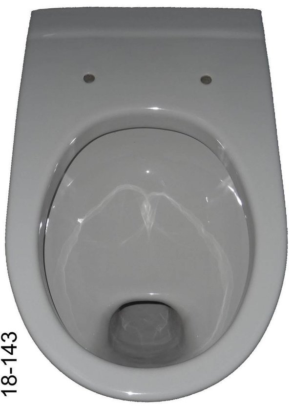 manhattan Wand-WC Flachspüler Roca (grau)