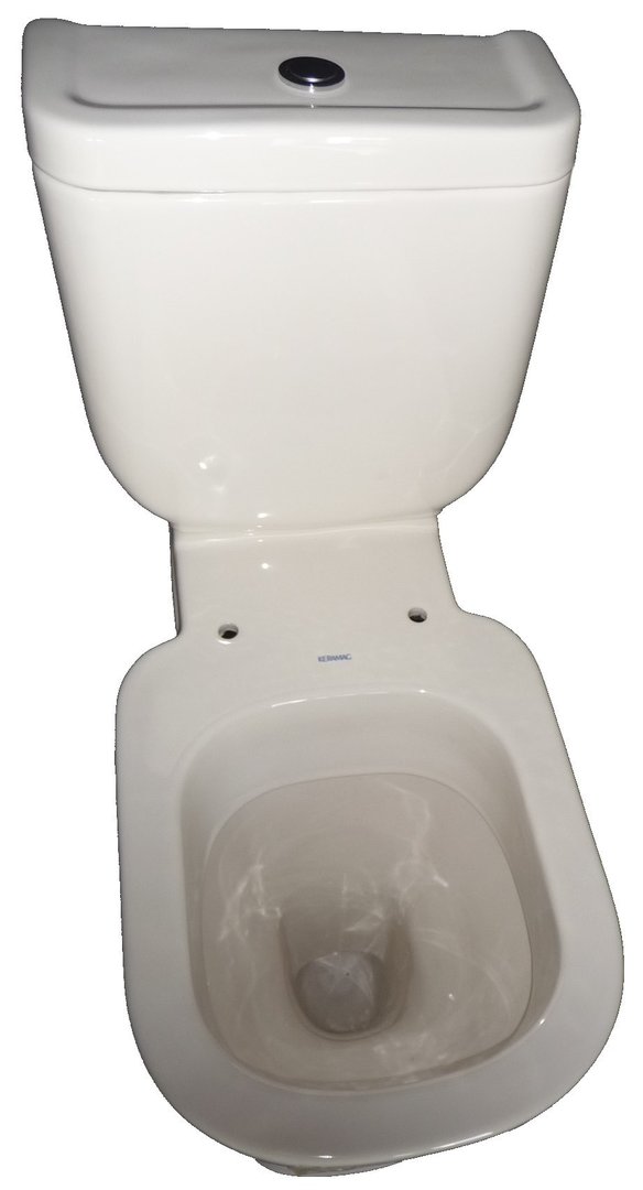 pergamon (helll beige) Stand-WC-Kombination Keramag EUROTREND mit Spülkasten