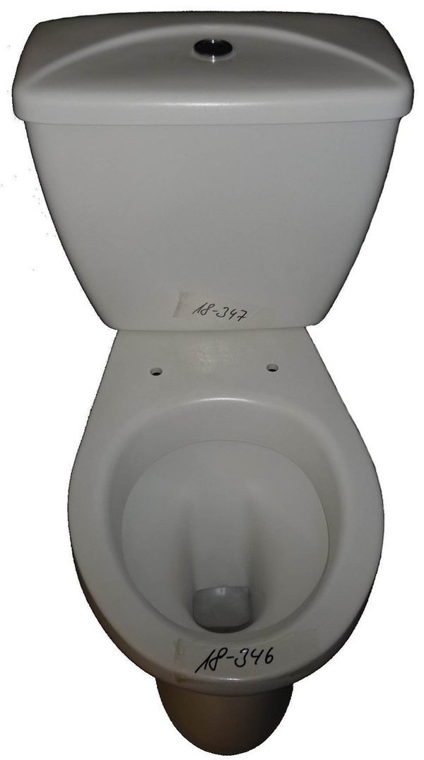 edelweiß WC-Standkombination Abgang Innen senkrecht Warneton mit Spülkasten