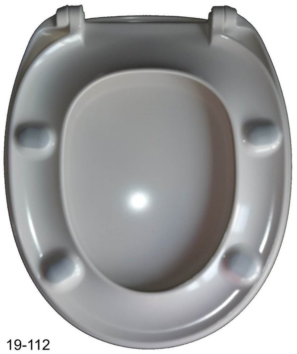 pergamon (hell beige) WC-Sitz mit Edelstahlscharnieren