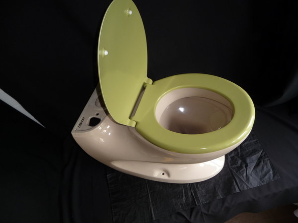 sunset (dunkelrosa, altrosa ) WC-Sitz passsend auf Colani, Planos