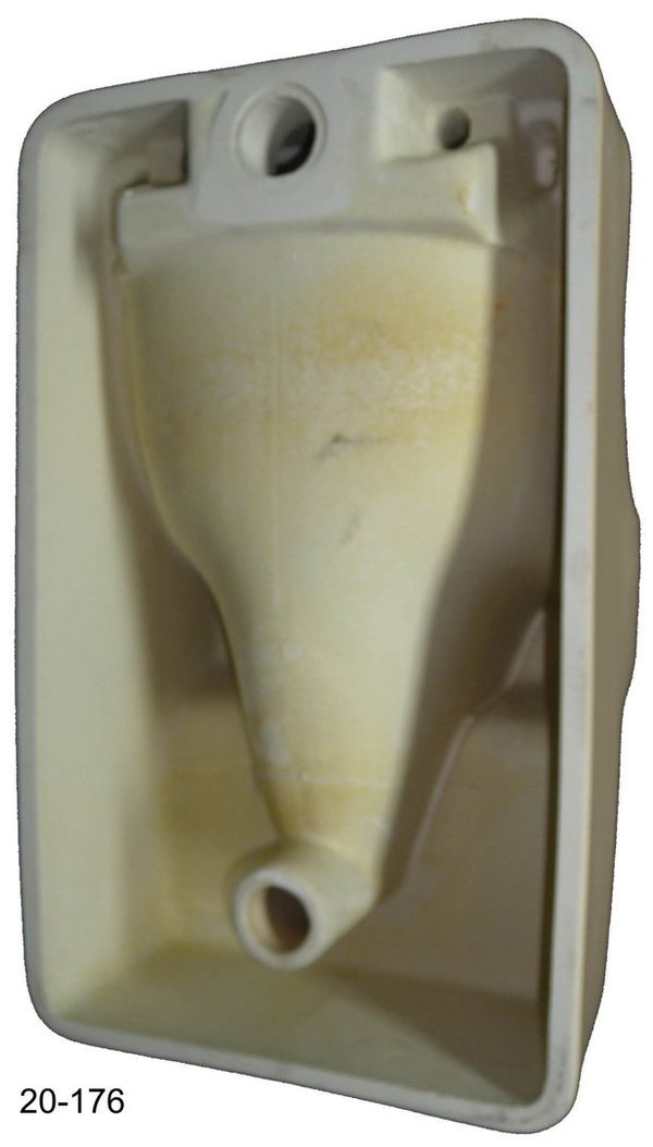 anemone (beige matt) Urinal Ideal Standard TONCA für Deckel Zulauf und Ablauf verdeckt