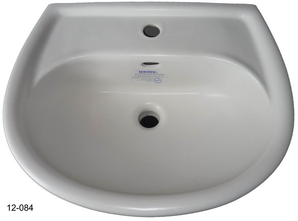 edelweiß Handwaschbecken 55 x 44,5 cm Keramag RENOVA Nr.1 221055 weiß matt