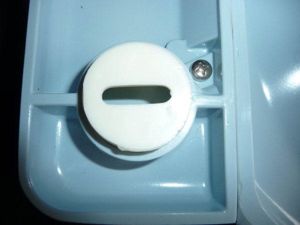 azurblau WC-Sitz mit Rückbrett passend für normale WC Formen