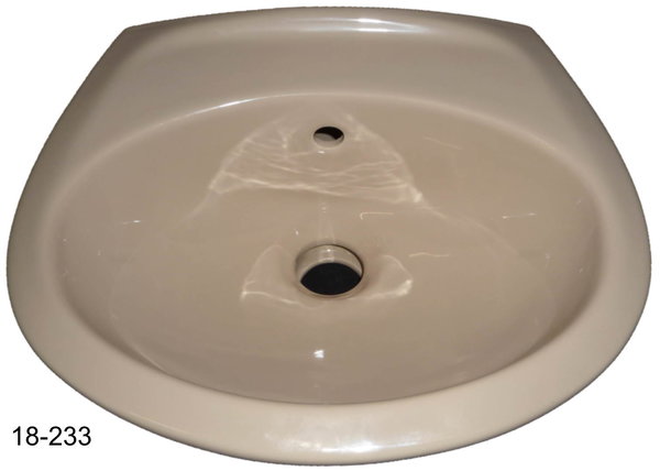 bahamabeige (beige) Handwaschbecken 36 x 30 cm V&B Lonina