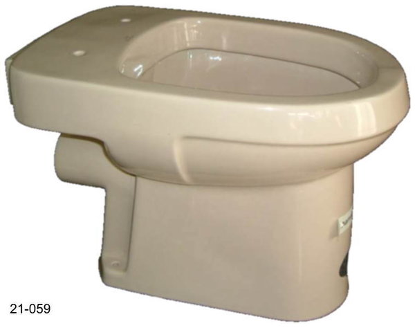 bahamabeige (beige) Stand-WC Abgang Außen-waagerecht Flachspüler Ideal Standard PLAYA