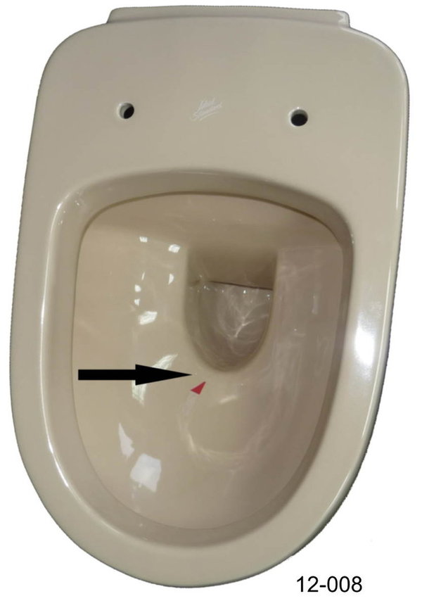 bahamabeige (beige) Stand-WC Abgang Außen-waagerecht Flachspüler Ideal Standard PLAYA Noblesse
