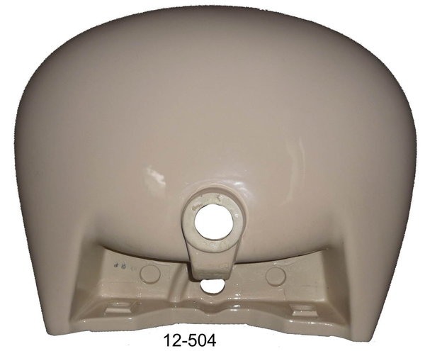 bahamabeige (beige) Waschbecken 62,5 x 48 cm runde Form VITRA
