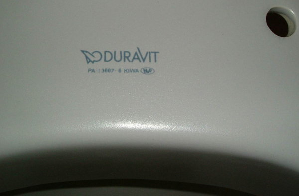 flanell (grau matt) Stand-WC-Kombination mit Spülkasten Duravit LACONDA 24409