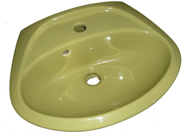moosgrün Handwaschbecken 45 x 34 cm  B-Ware