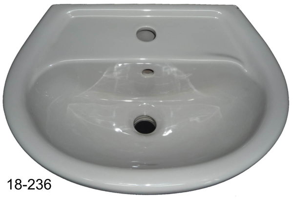 manhattan (grau) Handwaschbecken 47 x 35,5 cm VITRA Standard Modell B-Ware