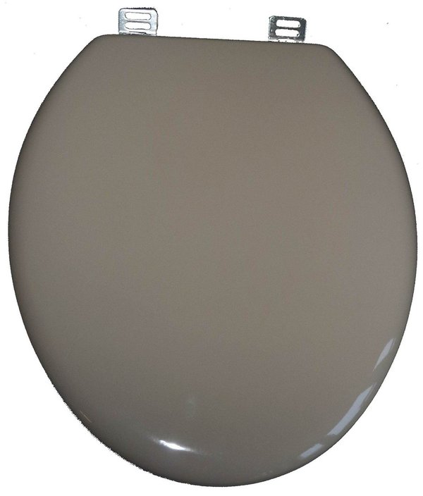 kaschmirbeige (beige) WC-Sitz für Standard WC-Becken oval