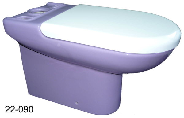 lilac (lila) Stand-WC-Kombination ohne Spülkasten Duravit GIAMO 24209