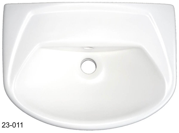 edelweiß Handwaschbecken 45 x 32 cm Villeroy & Boch OMNIA CLASSIC 7326-45 weiß matt