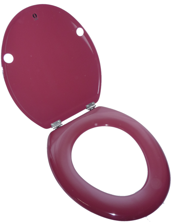 rubinrot WC-Sitz Olfa normale ovale Form , B-Ware
