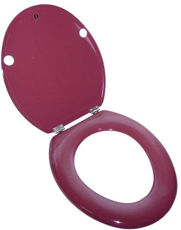 rubinrot WC-Sitz Olfa normale ovale Form , B-Ware